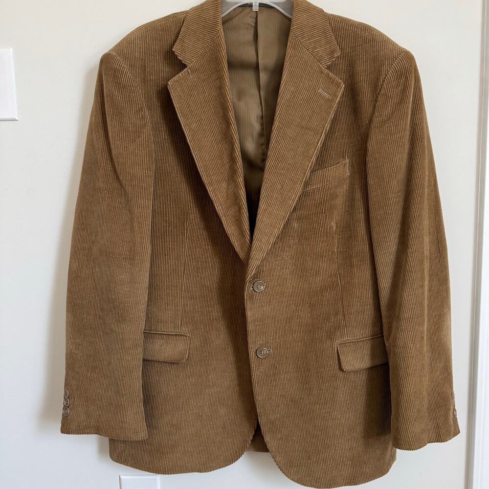 Croft & Barrow Corduroy 100% cotton Blazer Mens 40L